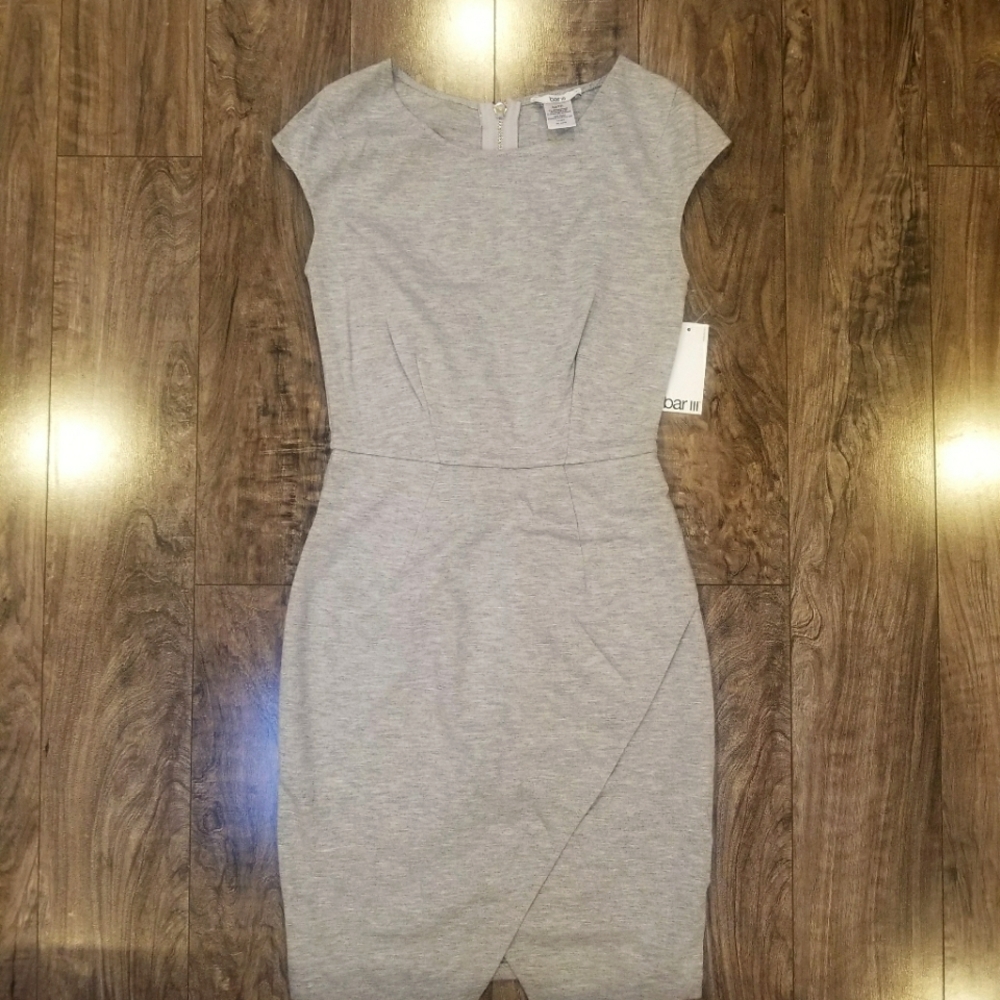 Bar III High Neck Dress